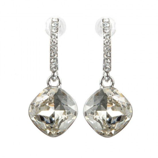 Classic Crystal Drop Earring Elegant Dazzling Rhinestone Women's Earrings Best Gift