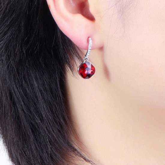 Classic Crystal Drop Earring Elegant Dazzling Rhinestone Women's Earrings Best Gift