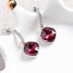 Classic Crystal Drop Earring Elegant Dazzling Rhinestone Women's Earrings Best Gift