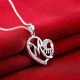 Classic Sweet Mom In Heart Necklace Dazzling Zirconia Pendant Women Necklaces Best Gift for Mom