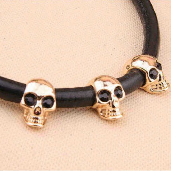 Creative Skull Alloy Collar Sweater Chain Collar Necklaces