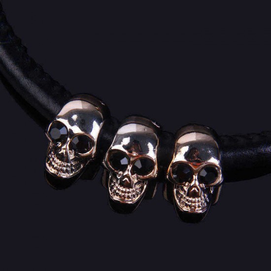 Creative Skull Alloy Collar Sweater Chain Collar Necklaces