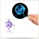 Creative Unisex Cubic Crystal Magnetic Clip Earring Fashion Magnet No Piercing Colorful Earrings