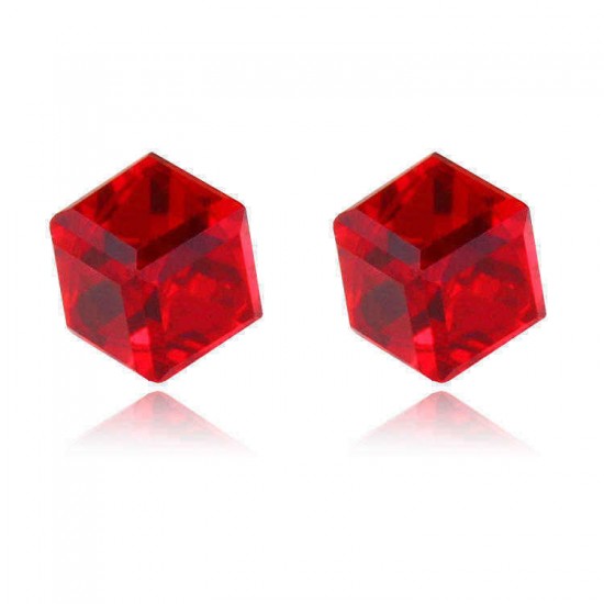 Creative Unisex Cubic Crystal Magnetic Clip Earring Fashion Magnet No Piercing Colorful Earrings