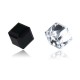 Creative Unisex Cubic Crystal Magnetic Clip Earring Fashion Magnet No Piercing Colorful Earrings