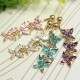 Crystal Buttterfly Body Piercing Sexy Belly Navel Bar Ring Women Jewelry