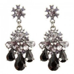 Crystal Rhinestone Resin Drop Dangle Earrings Women Jewelry