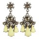 Crystal Rhinestone Resin Drop Dangle Earrings Women Jewelry