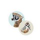 Cute Animal Cartoon Panda Dog Pig Tiger Parrot Finger Ring Jewelry for Men Women