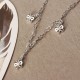 Cute Dragonfly Hollow Pendant Foot Chain Silver Plated Anklet Women Jewelry