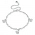 Cute Dragonfly Hollow Pendant Foot Chain Silver Plated Anklet Women Jewelry