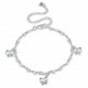 Cute Dragonfly Hollow Pendant Foot Chain Silver Plated Anklet Women Jewelry