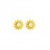 Cute Earring Sweet Daisy Flower Stud Earrings Fashion Yellow White Earrings for Women