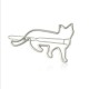 Cute Hair Clips Hollow Metal Animal Irregular Hair Accessories Sweet Body Jewelry for Women