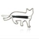 Cute Hair Clips Hollow Metal Animal Irregular Hair Accessories Sweet Body Jewelry for Women