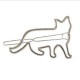 Cute Hair Clips Hollow Metal Animal Irregular Hair Accessories Sweet Body Jewelry for Women