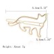 Cute Hair Clips Hollow Metal Animal Irregular Hair Accessories Sweet Body Jewelry for Women