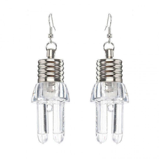 Cute LED Bulb Flashing Earrings Party Accessories for Women