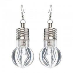 Cute LED Bulb Flashing Earrings Party Accessories for Women