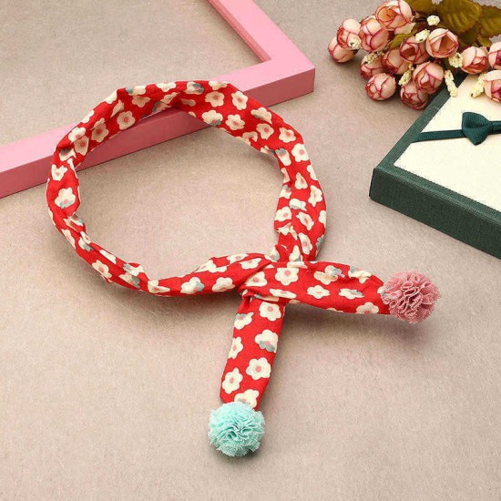 Cute Lace Little Ball Fabric Hair Band Cartoon Fruit Adjustable-Headbrand Children Hair Accessories