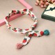 Cute Lace Little Ball Fabric Hair Band Cartoon Fruit Adjustable-Headbrand Children Hair Accessories