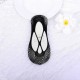 Cute Non Slip Low-Cut Ankle Socks Hollow Out Breathable Boat Socks For Women