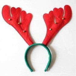 Cute Party Decoration Deer Horn Small Bell Hair Band Gift