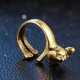 Cute Unisex Finger Ring Open Adjustable Dog Head Rings Fashion Hands Accessories for Women Men