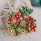 Different Styles  Santa Socks Trees Alloy Christmas Brooch Pins For Christmas