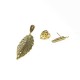 Elegant A Set of Ear Drop Stud Leaves Heart Hollow Earring Fashion Jewelry Set Gift for Women