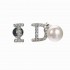 Elegant Asymmetric Stud Earring 925 Sterling Silver Earrings Engagement Jewelry for Women