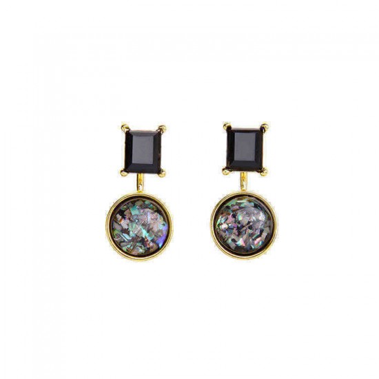 Elegant Colorful Earring Shiny Ear Drop Ear Stud Jewelry For Women