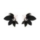 Elegant Crystal Wings Ear Stud Flower Rhinestones Earrings Gift for Her