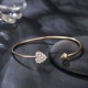 Elegant Cuff Bracelets Chain Dream Net Bowknot Crystal Heart Fashion Multilayer Bracelet for Women