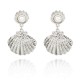 Elegant Shell Pearl Ear Drop Zinc Alloy Trendy Style Earring For Women