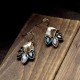 Elegant Style Crystal Ear Drop Colorful Gem Earring Jewelry For Women