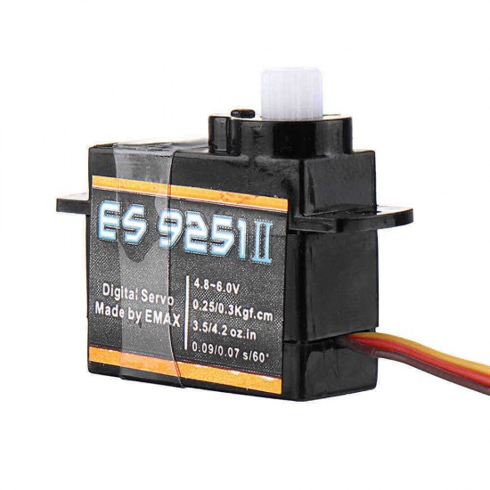 Emax ES9251Ⅱ Upgrade Version 2.5g Plastic Micro Digital Servo For RC Model