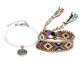 Ethnic Double Layer Anklets Beach Retro Weaving Women Anklet