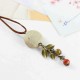 Ethnic Handmade Beads Pendant  Necklace Irregular Geometric Leaves Charm Necklace Jewelry For Women