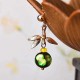 Ethnic Jewelry Dangle Earring Luxury 14K Gold Plated Agate Bamboo Shape Piercing Earrings for Women