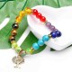 Ethnic Life Tree Pendant Bracelet 8mm Natural Stone Bead Bracelet Jewelry For Women