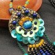 Ethnic Necklace Vintage Beads Blue Jade Necklace Wholesale for Women