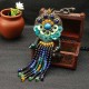 Ethnic Necklace Vintage Beads Blue Jade Necklace Wholesale for Women