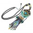 Ethnic Necklace Vintage Beads Blue Jade Necklace Wholesale for Women