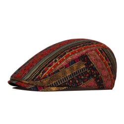 Ethnic Style Cotton And Linen Thin Breathable Visor Hat Vintage Chinese Style Cap Beret Caps