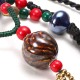 Ethnic Tassel Necklace Wooden Beads Ceramic Long Women Necklace