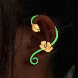 European Creative Luminous Ear Clip Animal Flower Wrap Earring Cuff