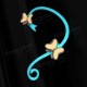 European Creative Luminous Ear Clip Animal Flower Wrap Earring Cuff