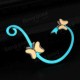 European Creative Luminous Ear Clip Animal Flower Wrap Earring Cuff