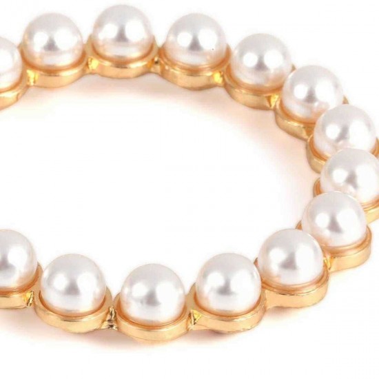 Exaggerated Crab Pearl Bracelet Hallow Metal Chain Bracelet Punk Multi Layer Bracelet For Women